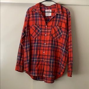 Mossimo Plaid Flannel Shirt